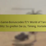 In-Game-Bonuscodes für World of Tanks Blitz: So greifen Sie zu, Timing, Vorteile