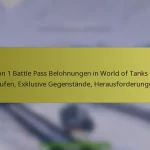 Saison 1 Battle Pass Belohnungen in World of Tanks Blitz: Stufen, Exklusive Gegenstände, Herausforderungen